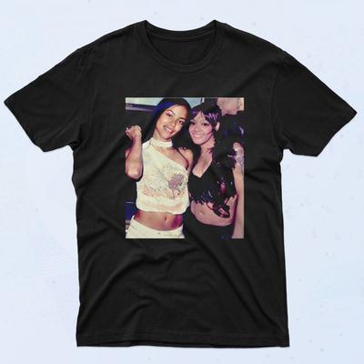 Lisa Lopes Left Eye Aaliyah Memory Men T-shirt Black Tee All Sizes