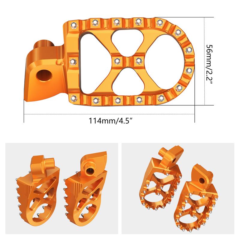 Foot Pegs FootRest Footpegs Rests Pedals For KTM EXC 300 EXCF 350 SX 250 SXF 450 1998-2016 950 990 1090 1290 Adventure Supermoto