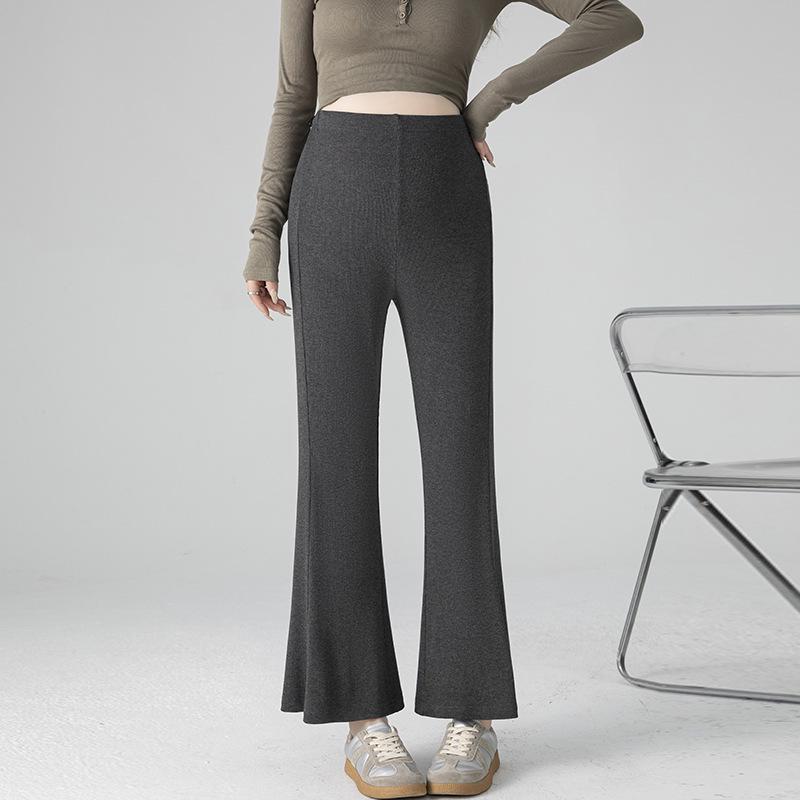 

Maternity Knit Pants - Small, Spring/Summer 2026: Lightweight, Draping, No Belly Support, Slightly Spicy Design 2XL темно-сірий
