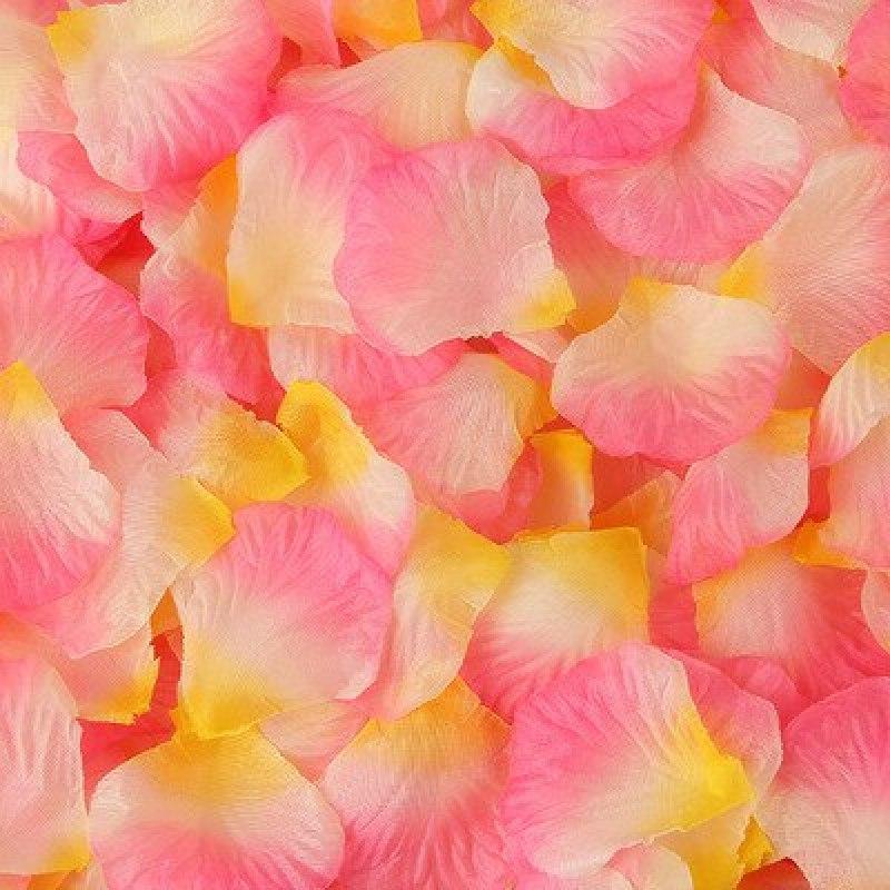 100Pc 20 Style Artificial Rose Petals Colorful Wedding Romantic Silk Rose Flower Anniversary