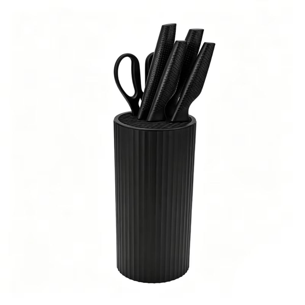 Flexible Inserted Design Kitchen Cutter Holder Ribbed Cutter Storage Stand Kitchen Use