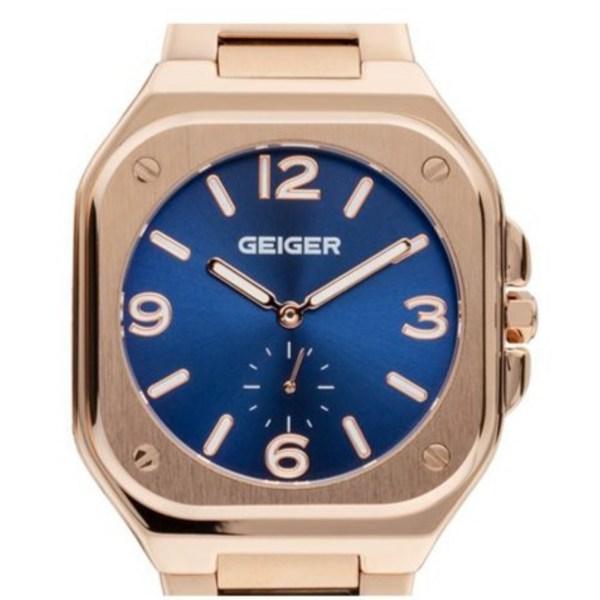 Relógio masculino Geiger Graz Metal, relógios populares coreanos