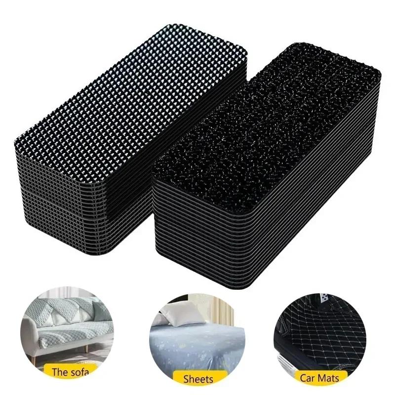 Hook and Loop Strong Self-Adhesive Fastener Tape Rectangle Nylon Sticker Adhesive Tape With Strong Glue For DIY Craft