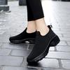 2025 New Spring Soft-soled Fly-woven Mesh Breathable One-pedal Women's Casual Single Shoes Fashion Trend