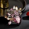 Ladies Light Luxury Design Elegant and Fashionable Flower Brooch Versatile and Unique Design Sense Birthday Party Gift