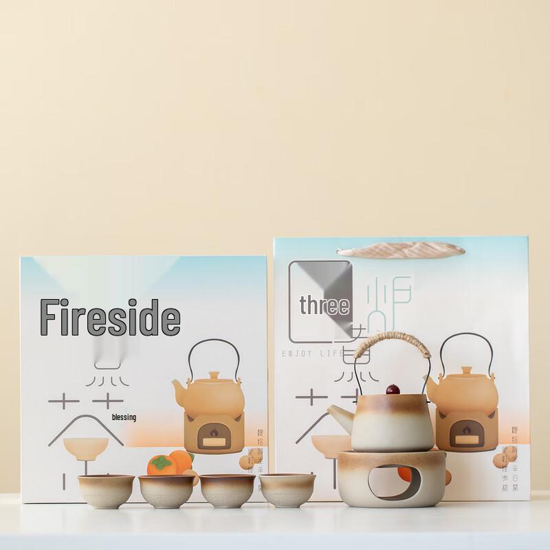 Керамический подогреватель для чая и чайник для плиты, подарочный набор