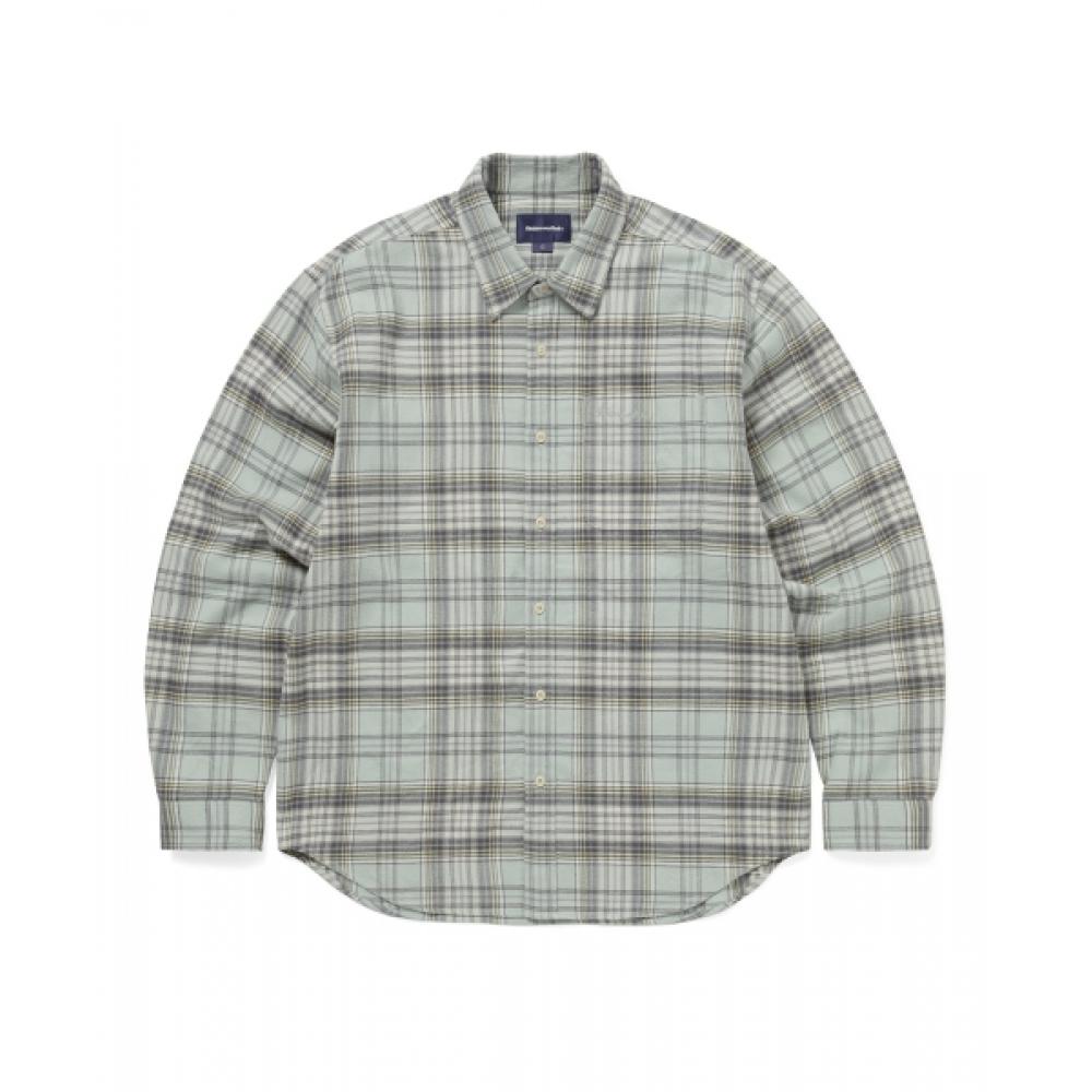 Thisisneverthat Flannel Check Shirt Sage S