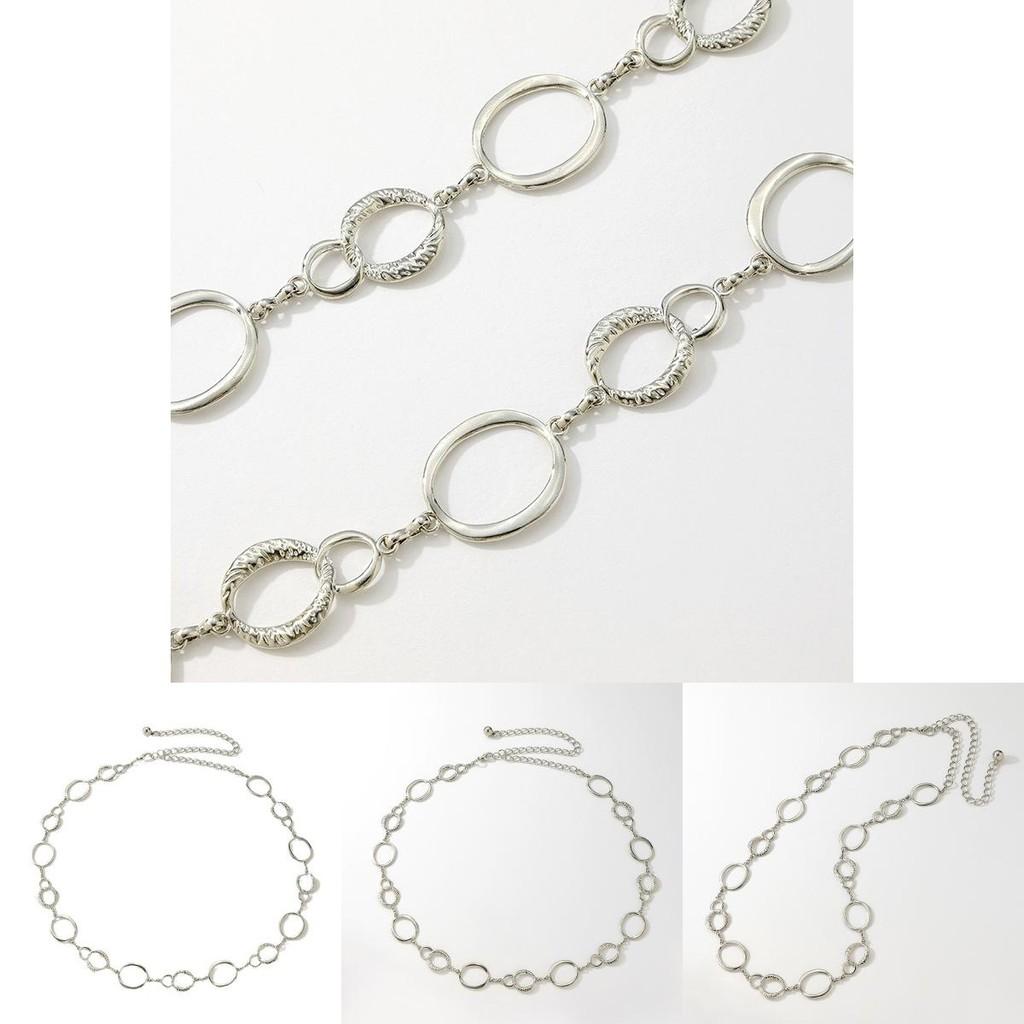 Geometric Alloy Waist Chain For Women With Adjustable Lobster Clasp Summer Accessory