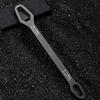 Universal Double Ended Wrench Automotive Bicycle Maintenance Plumbing Wrench 8-22mm Self-Tightening Adjustable Spanner