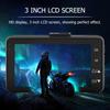 MT-80 3.0 inch 140 Degrees Wide Angle HD Video Motorcycle Dual  Camera DVR, Support TF Card (32GB Max)