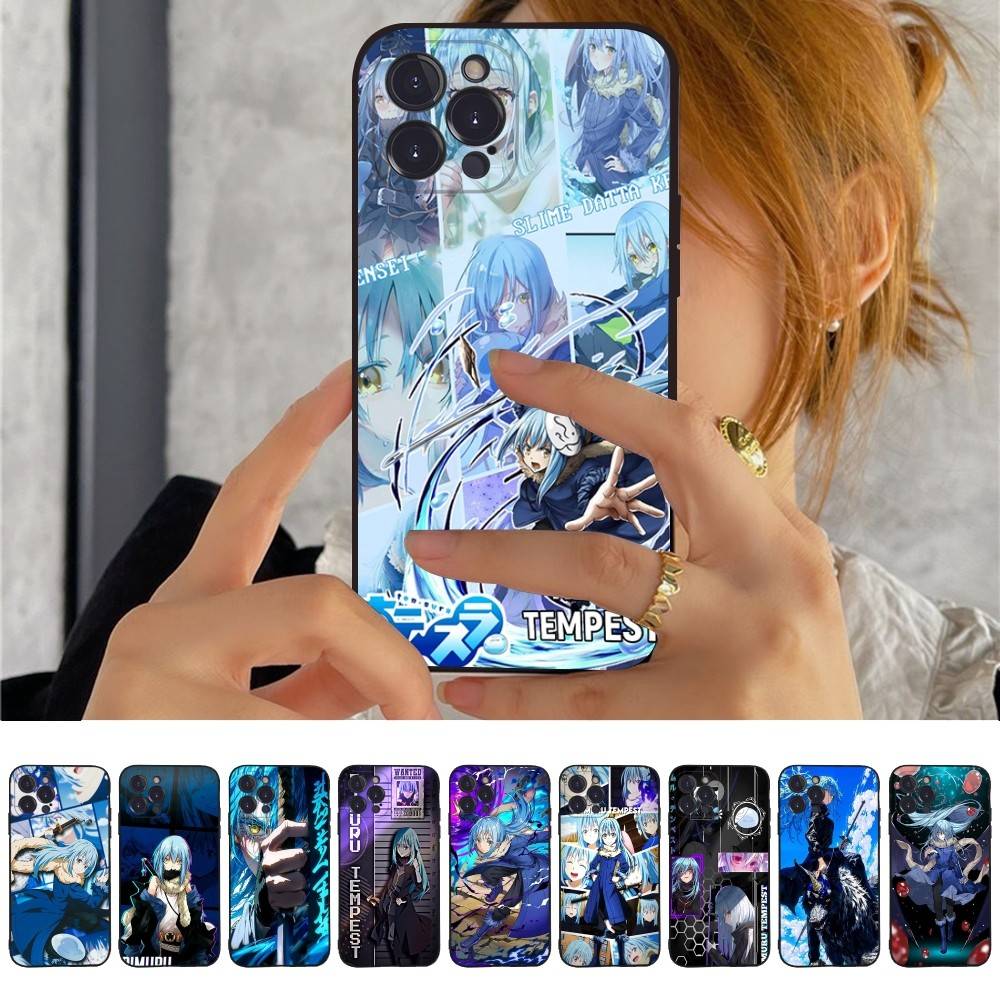 Slime Anime Rimuru Tempest Phone Case For IPhone 16 15 14 13 12 Mini 11 Pro XS Max X XR SE 6 7 8 Plus Soft Silicone Cover