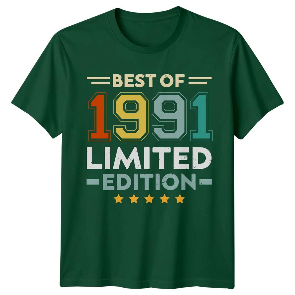 Best Of 1991 Unisexs TShirt 35th Birthday Gift Limited Edition Tee S