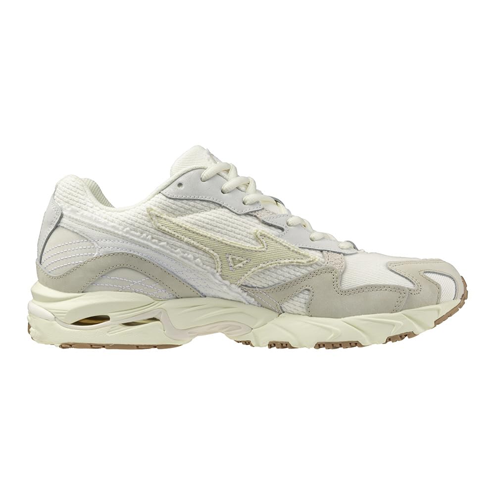 Mizuno Wave Rider 10 Casual X Size 2E Sneakers, Fashion, Unisex, Off-White White, 25.5 Cm,
