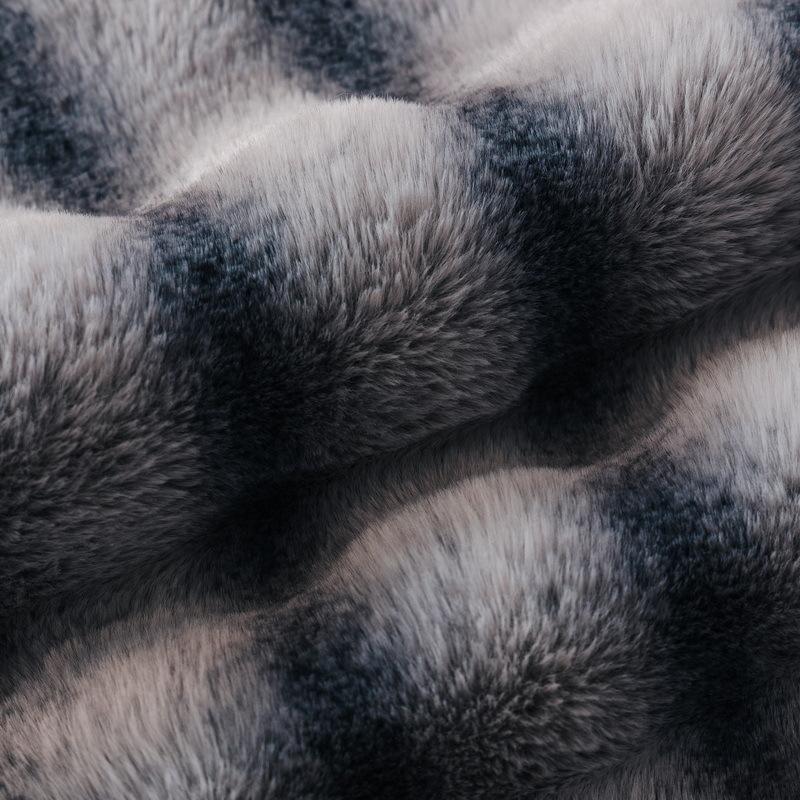 Dicker, warmer, superweicher, rutschfester Plüsch-Sofabezug, moderner, luxuriöser Kaninchen-Plüsch-Sofabezug in L-Form, universelle Couchbezüge