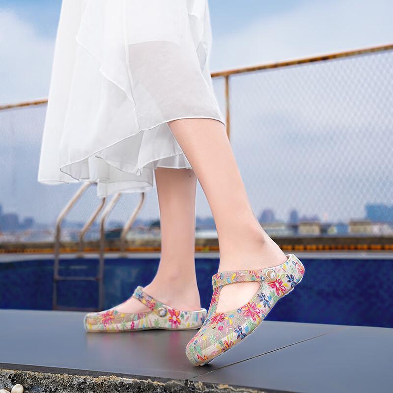 Unisex Soft Sole Printed Convertible Clogs Sandals