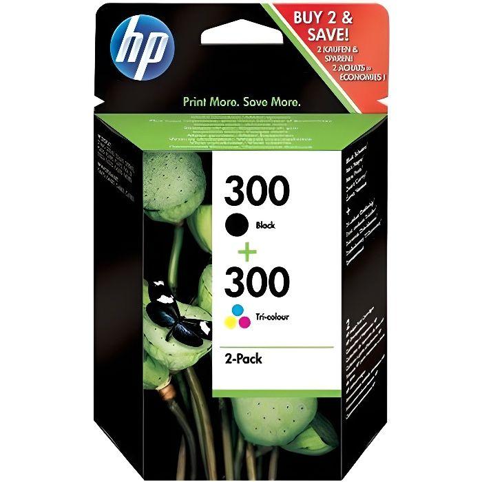 HP Cartouche d'encre 300 - 2 Pack - Noir / Jaune / Cyan / Magenta