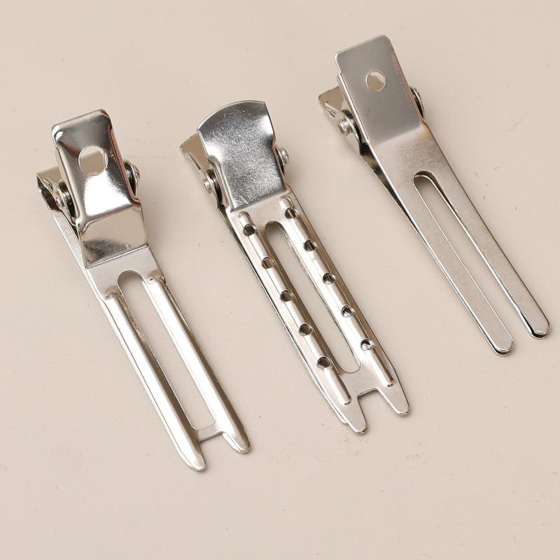 10/30pcs Double Prong No Crease Hair Clips Korean No Crease Design Fluffy Partitioning Bangs Fixer Styling Tool Unisex