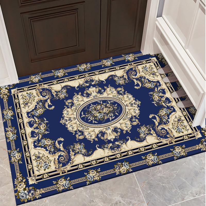Entrance Door Mat Living Room Carpet Bedroom Bedside Carpet Retro Ethnic Style Hotel Homestay Carpet