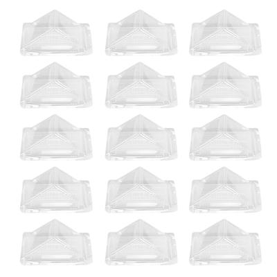 100 Stück Verpackungsbox Kuchenhalter Sandwich Dreieck Lebensmittelbehälter Snack Kunststoff Kuchenscheibe Mittagessen Backen mit Deckel