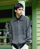 Minimalproject Collar Zip-Up Hacci Knit Cardigan Mng108 [Darkgray]