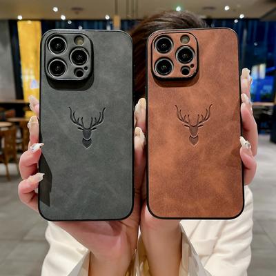 Custodia in pelle di lusso per telefono 16 15 Plus 14 13 12 Pro Max 11 Samsung Galaxy S25 Ultra S24 FE S22 S23 A56 A36 A16 A26 A55 5g Cover morbida in TPU tinta unita
