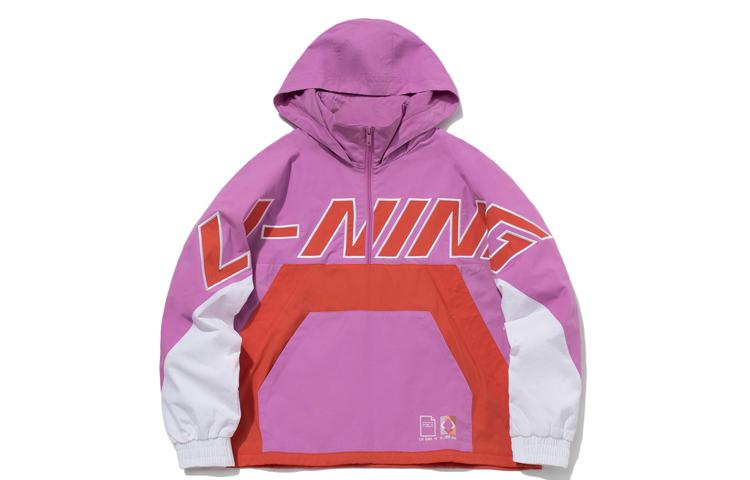 Li Ning Sports Fashion Collection Jacket Women s Violet AFDR016-2 L