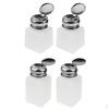 4 Pcs Nail Remover Set Liquid Press Pump Dispenser Bottle Lockable - 100ml/200ml