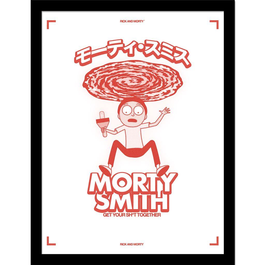 Rick And Morty Get Your Sh*t Together Framed Print