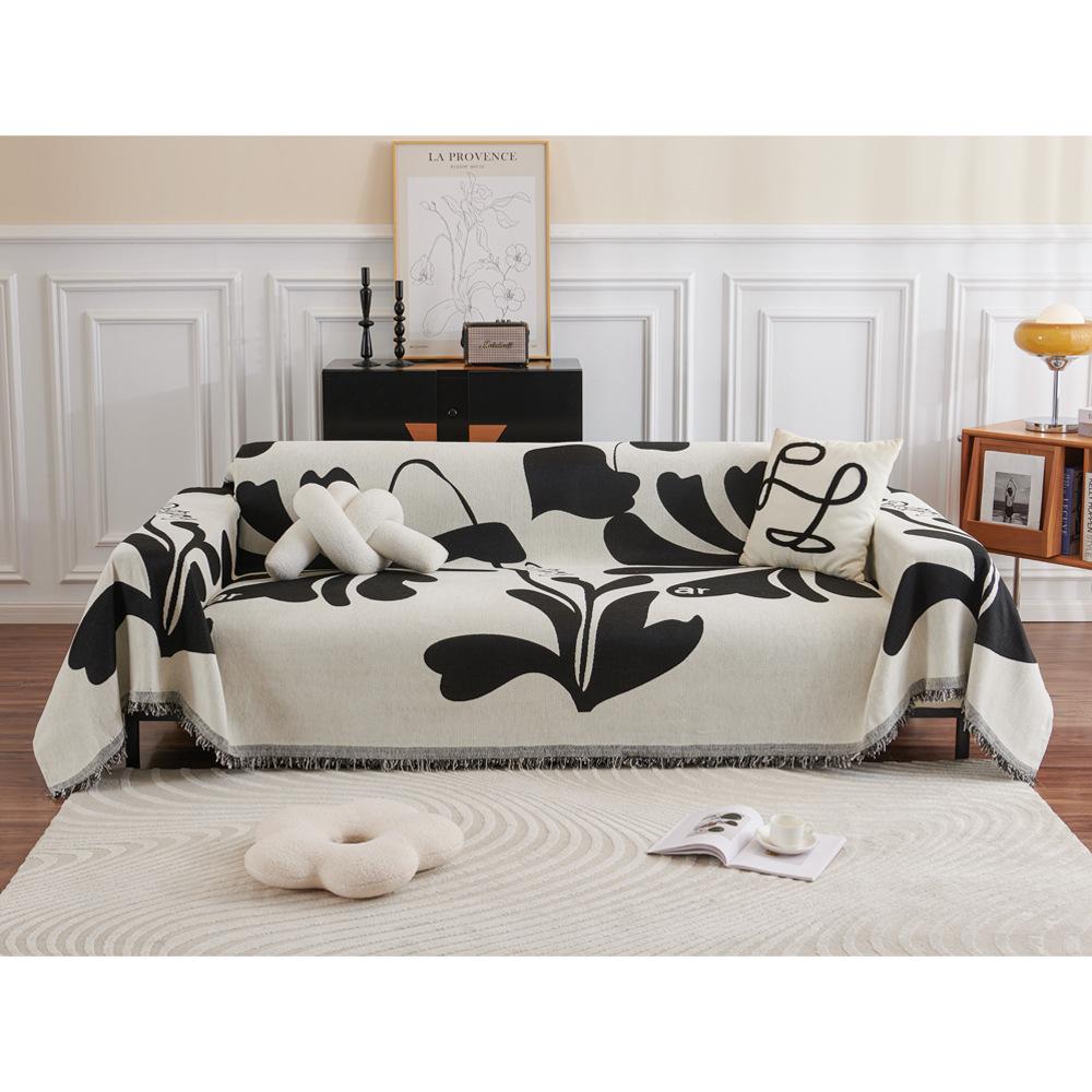 Copridivano in Ciniglia Asciugamano Quattro Stagioni Universale Cuscino per Divano Copridivano Coperta Antigraffio Completamente Coperto Senso Avanzato