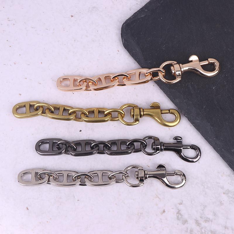 Cadena de Extensión para Bolso de Aleación Cadena Metálica con Gancho Redondo Transformación de Bolso de Axila Hombro Bolsos Cruzados Cadena de Extensión
