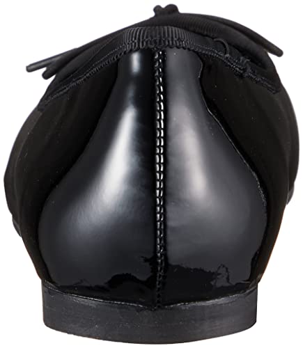 Carino CAWG22303 Damen Ballerinas aus schwarzem Lackleder, Größe 23,0 cm