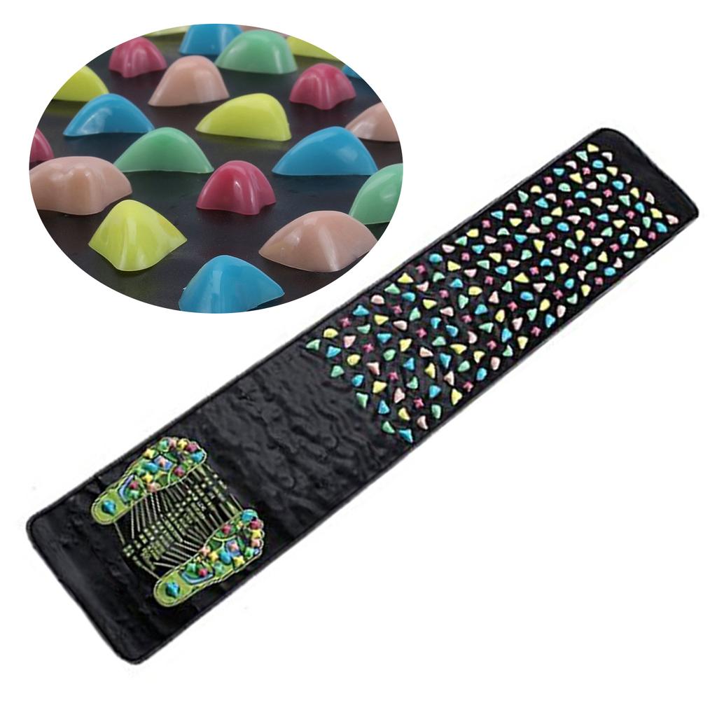Walk Stone Foot Massage Mat Easy to Store Foldable Foot Massage Pad Cushion 170x35cm/66.9x13.8in