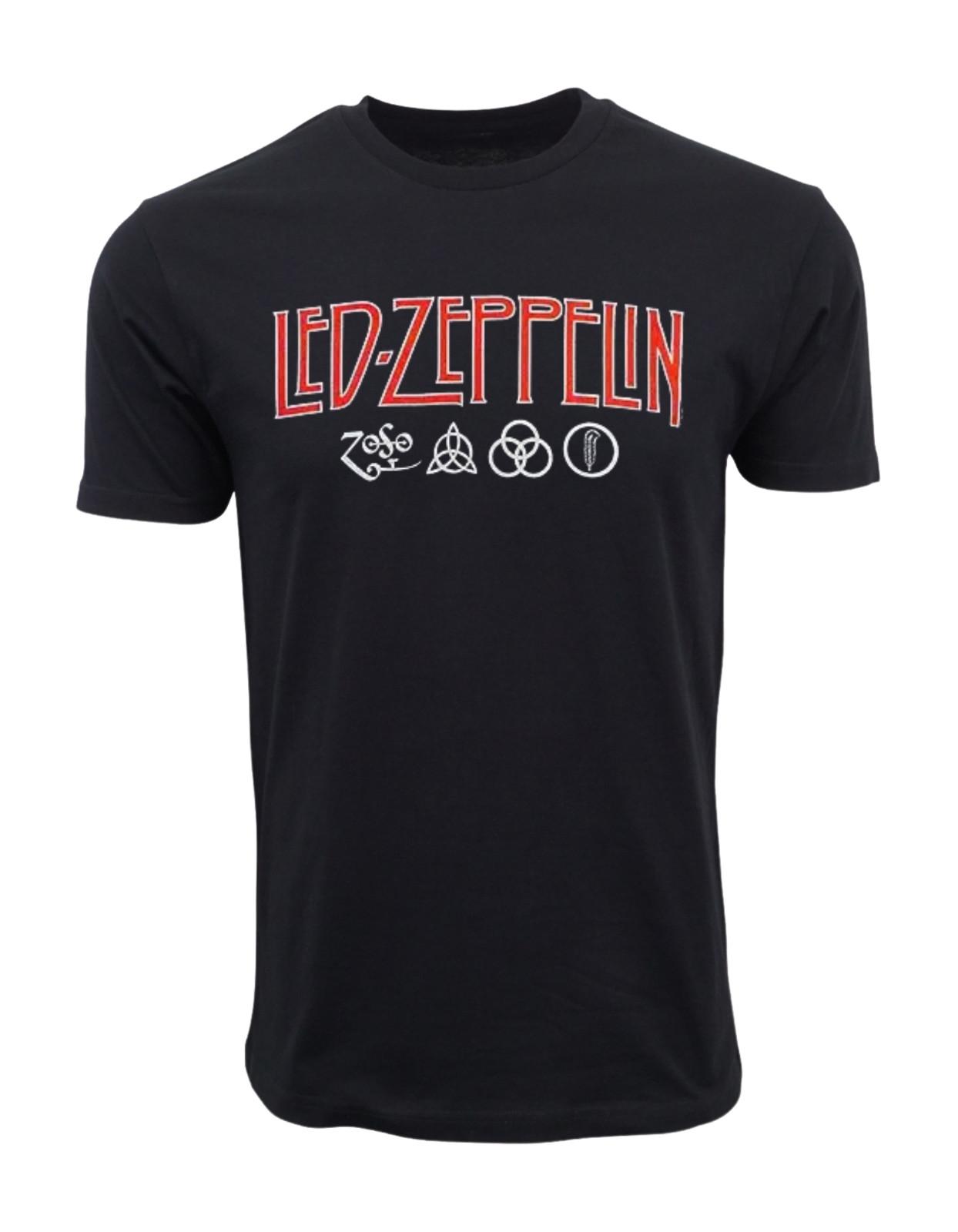 LED ZEPPELINS ZOSO BAND LOGO T SHIRT XXXL