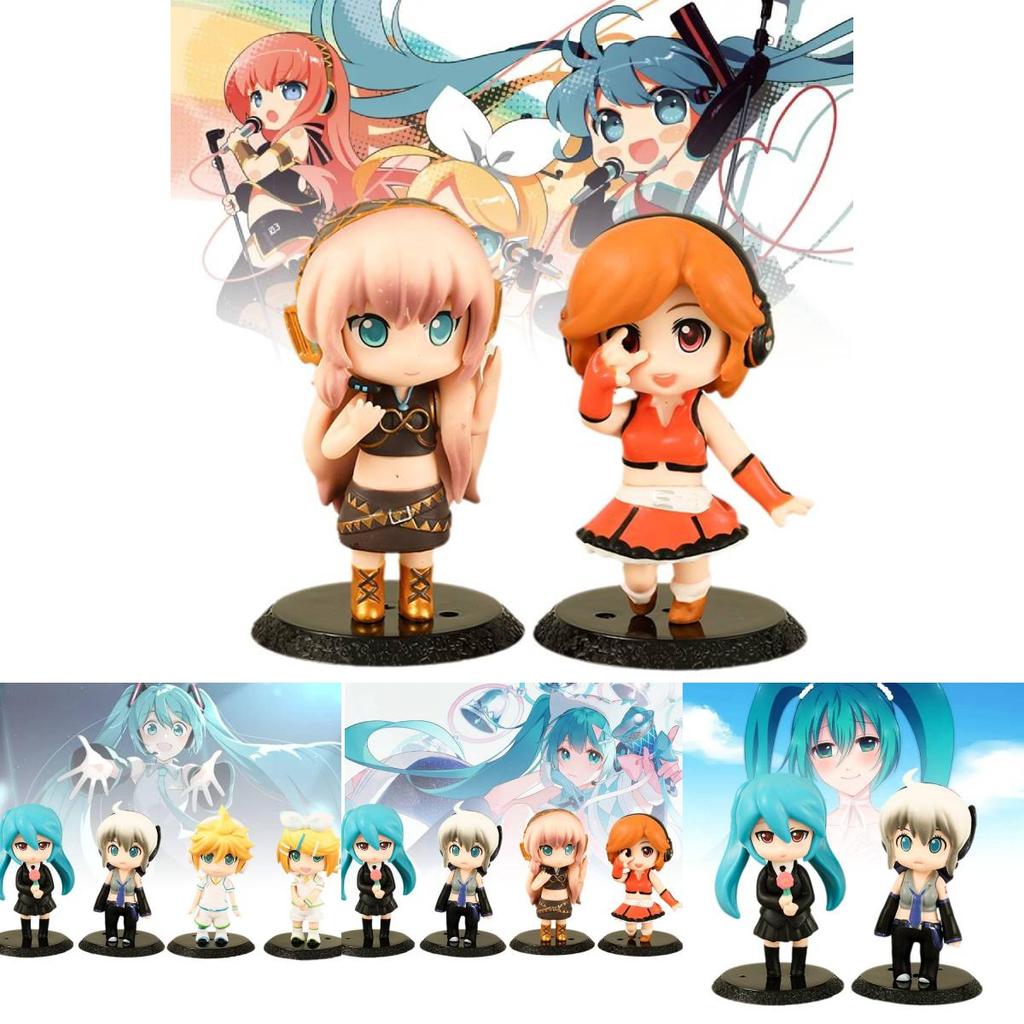 Adorable Pvc Anime Singer Figurines Set Perfect For Collectors Cute Cartoon Toys