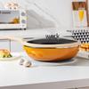 GLASSLOCK Titanium Non-stick Enamel Wok