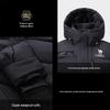 Camel Outdoor Unisex Long Goose Down Puffer Jacket