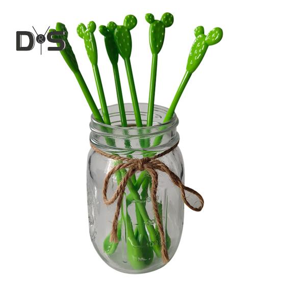 6Pcs Portable Stirring Rods Interesting Useful Household Coffee Juice Beverages Stirrers Mixing Rods