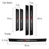 1/4/5Pcs Car Door Sill Protector Strip Anti-Scratch Sticker Keyring For Toyota 86 RAV4 CHR Corolla Camry Yaris Prado Supra Crown