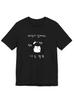 T-shirt Graphique Chat Drapeau de Reddition Drôle Style Coréen Mignon Impression de Citation Humoristique Manches Courtes Haut Décontracté Tenue Quotidienne pour Femmes