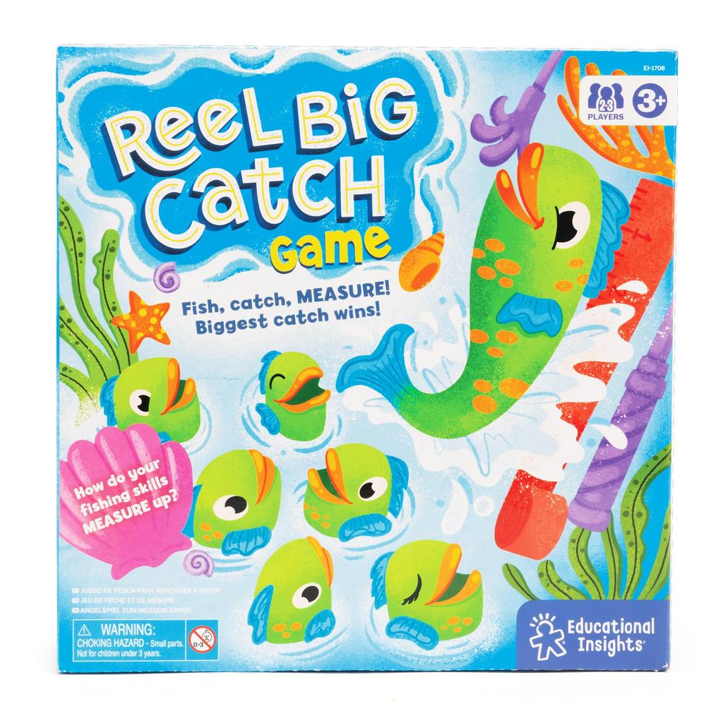 Learning Resources Big Catch! Fishing Game, Fishing Action Game, EI1708, Authentic