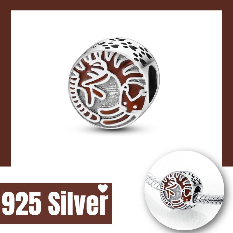 

Blossom Flower Four Leaf Clover Butterfly Decorative Charms Accessories Bracelets Necklace Piece Enamel Women Jewelry Creation Genuine Copper