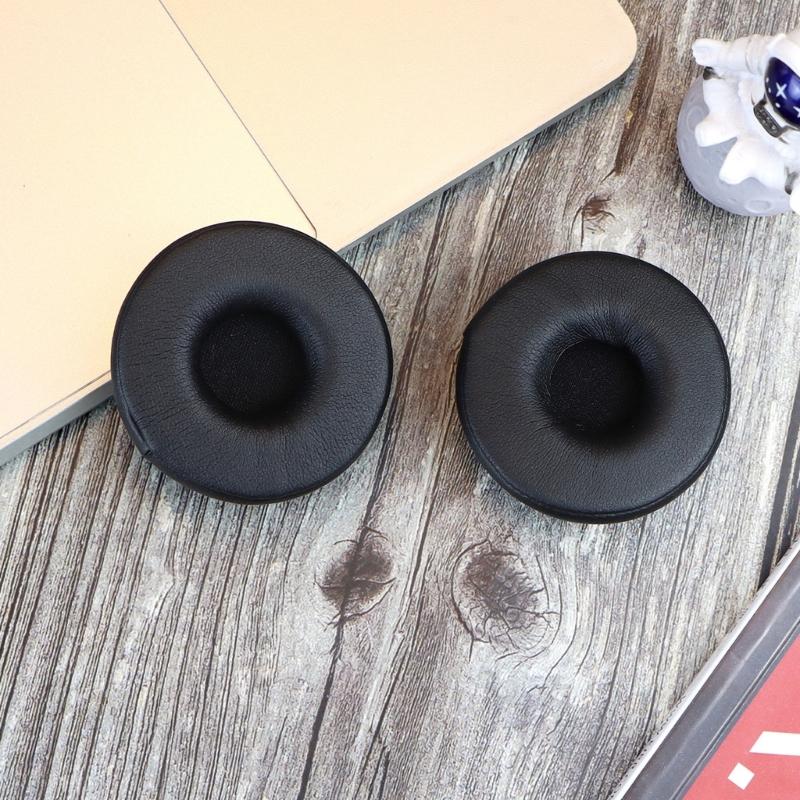 1 Paar Ohrpolster Proteinleder Ohrpolster Ohrkissenbezug Memory-Schaum Ohrmuscheln für 55 65 75 Headsets
