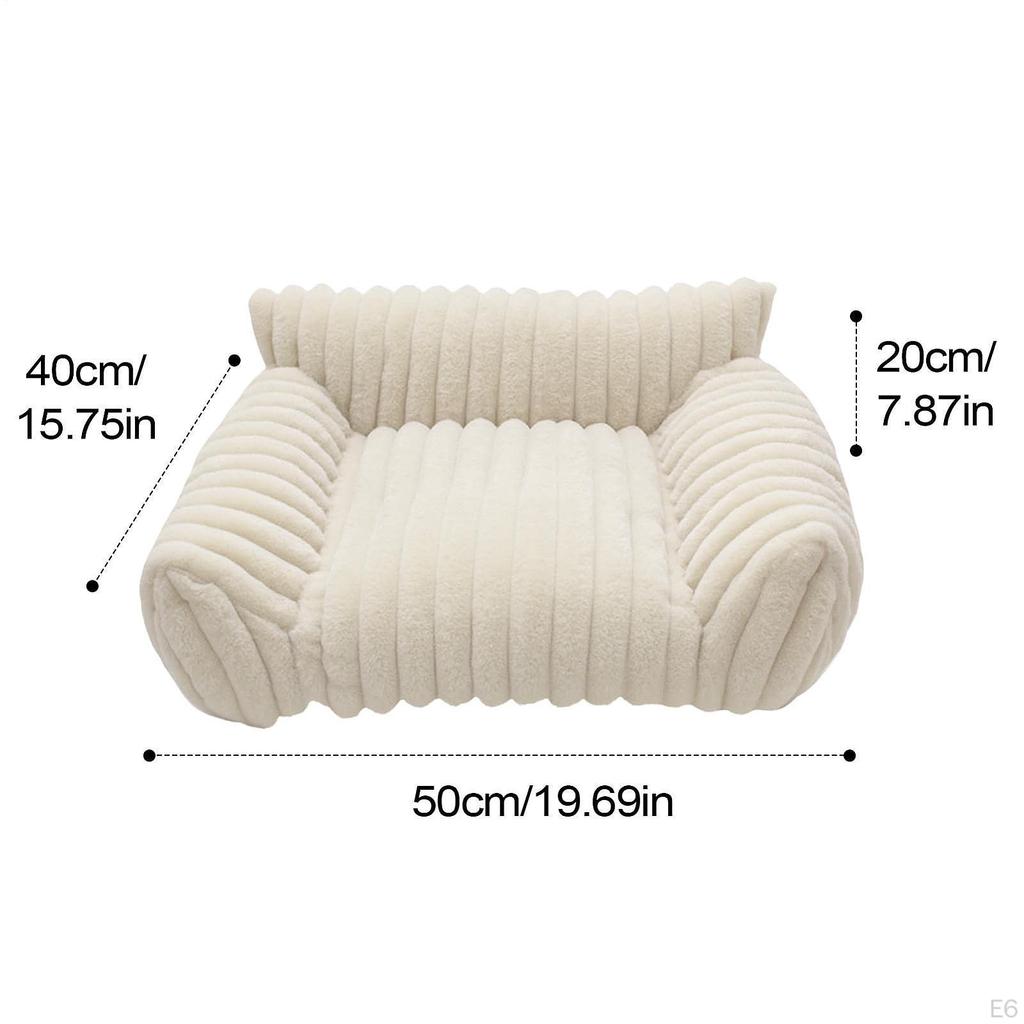 Cat Sofa Bed Pet Couch Versatile Easy to Clean Sleeping Nonslip Bottom for Small Dogs Indoor Cats