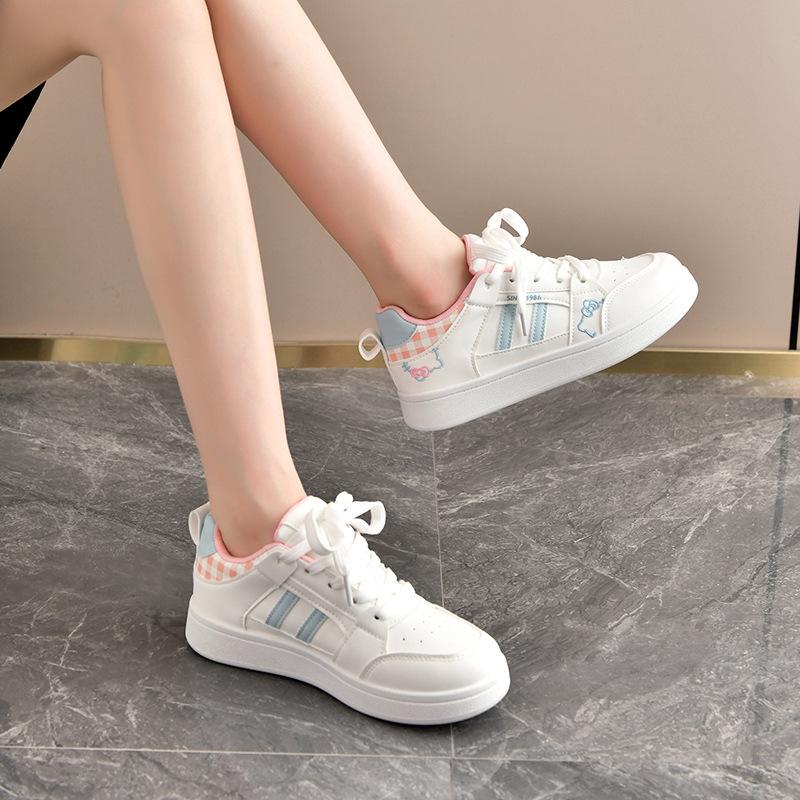 Hong Kong Style Original Niche Bread Shoes Women's Ins Tide~ 2025 Autumn New Board Shoes Student Versatile Casual Little White Shoes