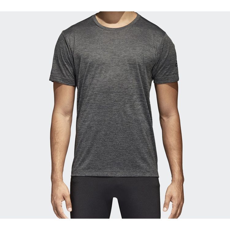 Adidas FreeLift Gradient Training Sports Short Sleeve T-Shirt Men Tops Carbon-Black CW3434