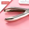 Portable Single Hand Held Metal Stationery Round Hole Diameter 6mm Hole Punch Pliers Hole Punch Paper For School Office Supplies