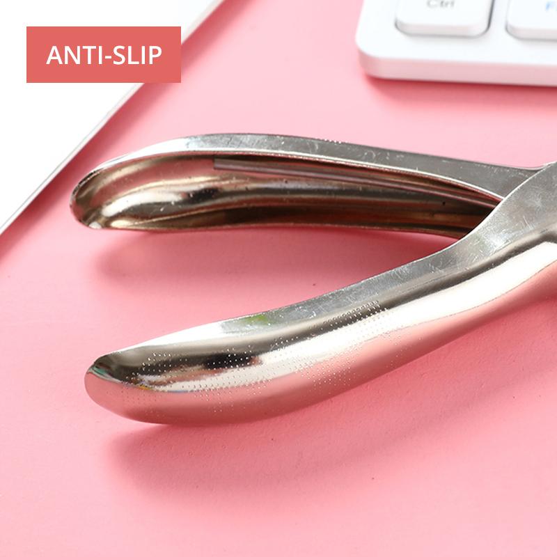 Portable Single Hand Held Metal Stationery Round Hole Diameter 6mm Hole Punch Pliers Hole Punch Paper For School Office Supplies