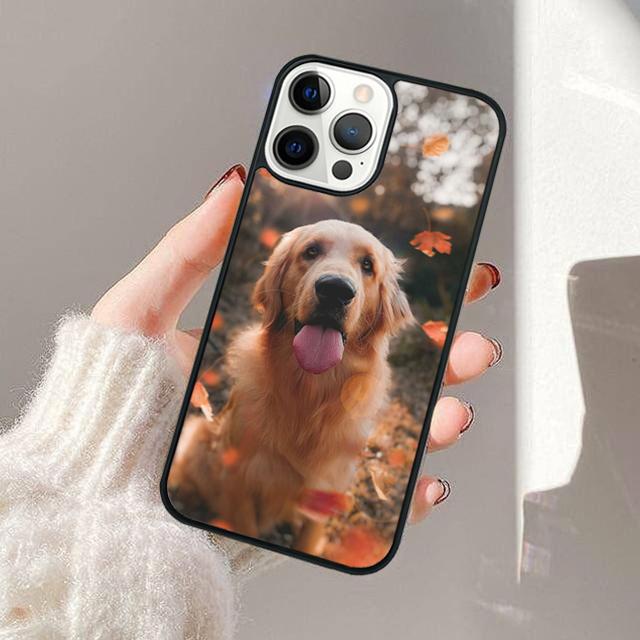 Etui na telefon z Golden Retrieverem Przyjaciel Dla iPhone 17 Air 13 12 14 15 16 Pokrowiec Dla Apple Pro Max Plus Coque