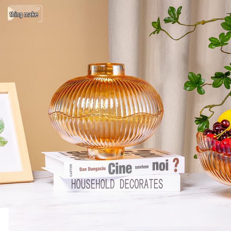 Chinese Style Glass Serving Bowl Set