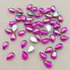 Glitter 200Pcs 4*6mm Glass Water Drop Rhinestones Flat Back Stones and Crystals For Nails Art Decorations Costume A56